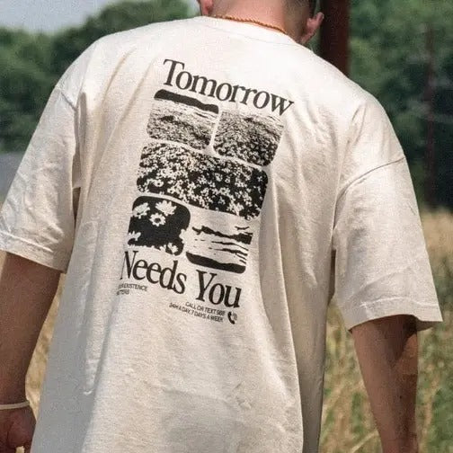 Tomorrow Needs You 988 Tee Top Classic Menswear Sweatshirt Hoodie | UrbanDripWear.com