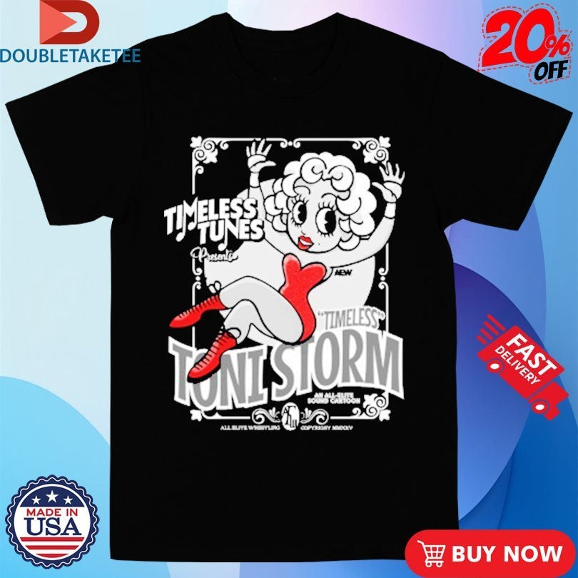 Toni Storm Timeless Tunes AEW Shirts