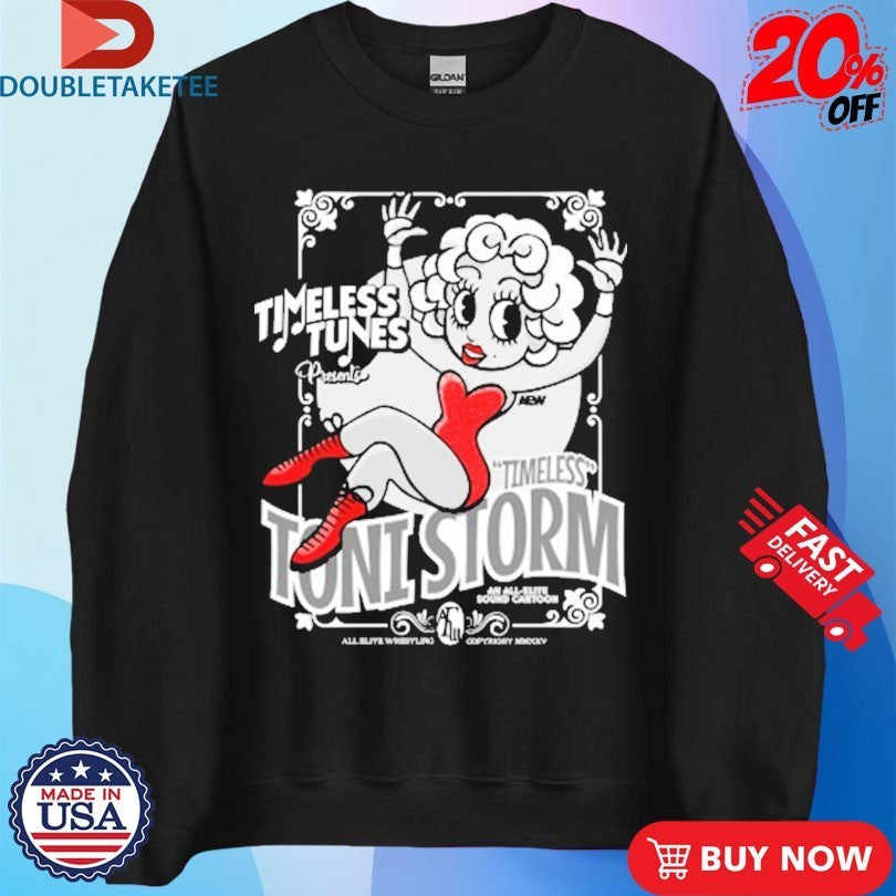 Toni Storm Timeless Tunes AEW Shirts