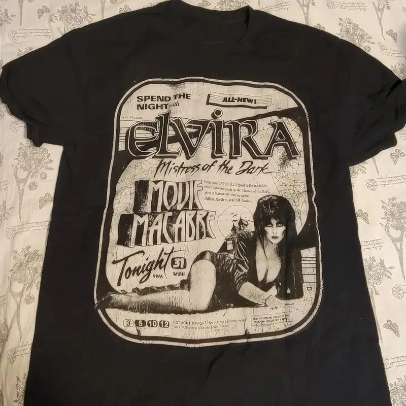 Tonight  Elvira Mistress of the Dark Movie Poster Shirt Hoodie, Sweatshirt | UrbanDripWear.com
