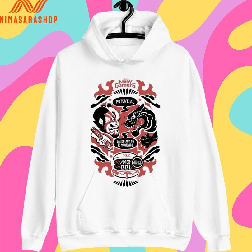 Too Many Gamers Potential Laugh And Go To Santiago Shirts