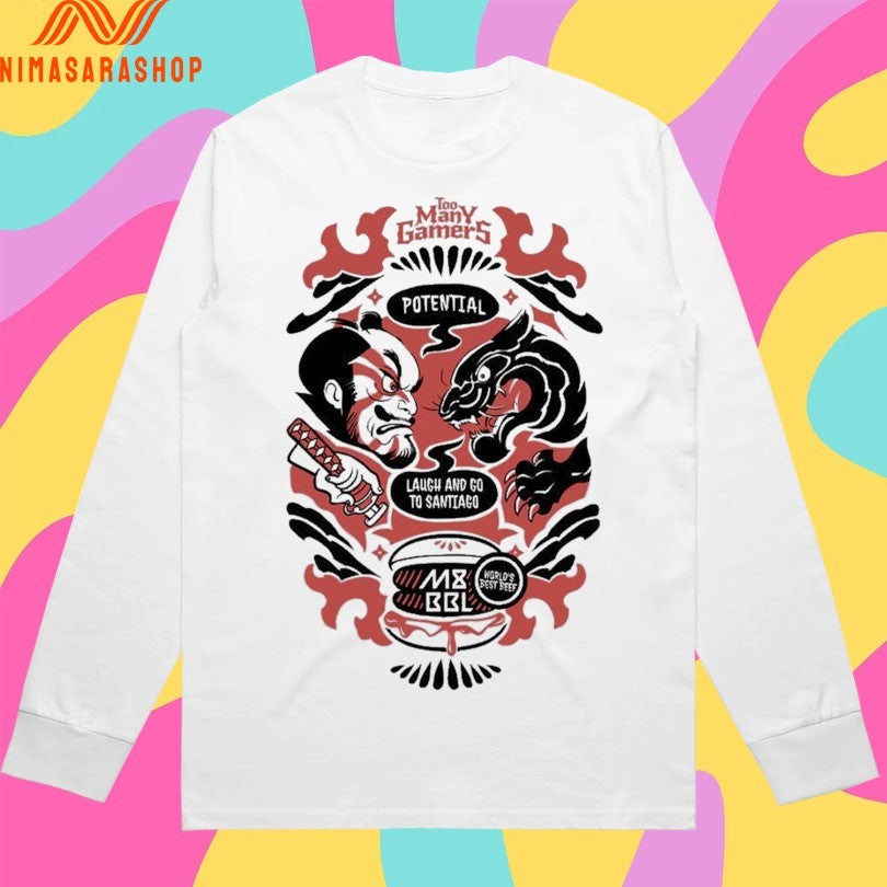 Too Many Gamers Potential Laugh And Go To Santiago Shirts