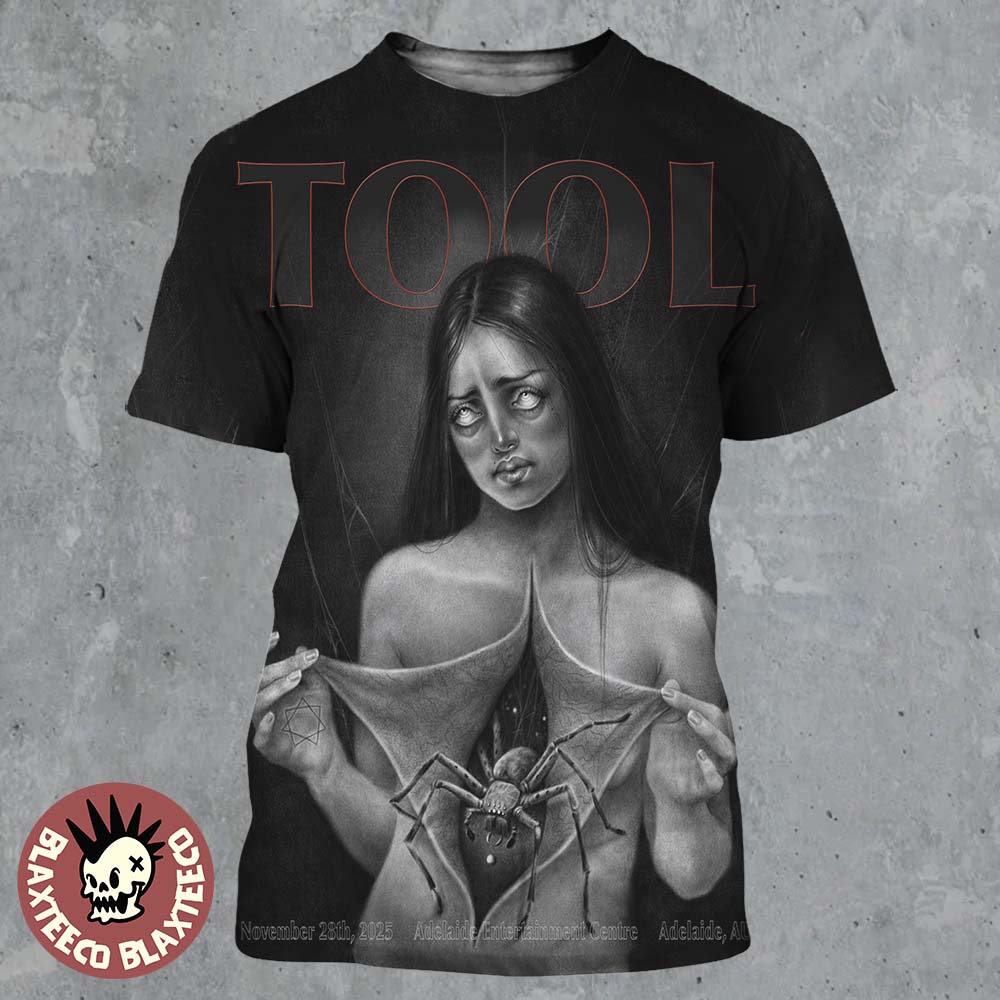 Tool Adelaide Australia 2025 Event Poster At Adelaide Entertainment Centre On November 28 2025 All Over Print Shirt