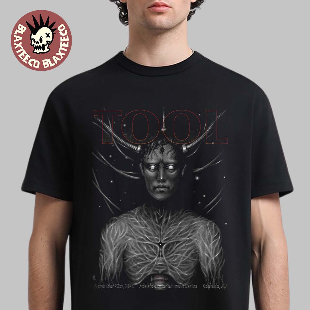 Tool Adelaide Australia 2025 Night 2 Event Poster At Adelaide Entertainment Centre On November 29 2025 T-Shirt