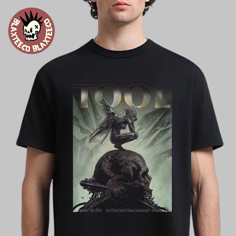 Tool Brisbane Australia 2025 Event Poster At Good Things Festival Brisbane Showground On December 7 2025 T-Shirt