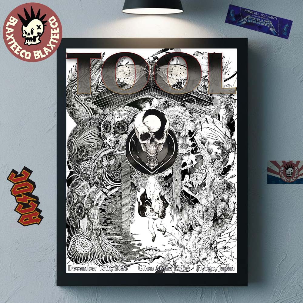 Tool Hyogo Japan 2025 Event Poster At Glion Arena Kobe On December 13 2025 Home Decor Poster Canvas