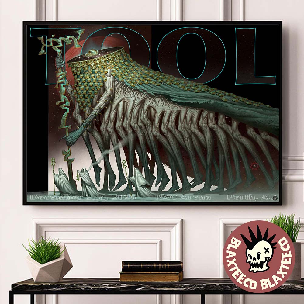 Tool Perth Australia 2025 Event Poster At RAC Arena On December 2 2025 Home Decor Poster Canvas