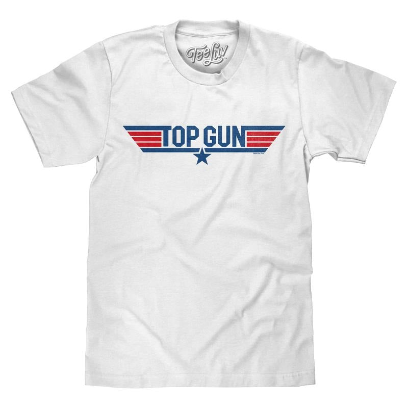 Top Gun Movie Logo T-Shirt - White Hoodie, Sweatshirt | UrbanDripWear.com