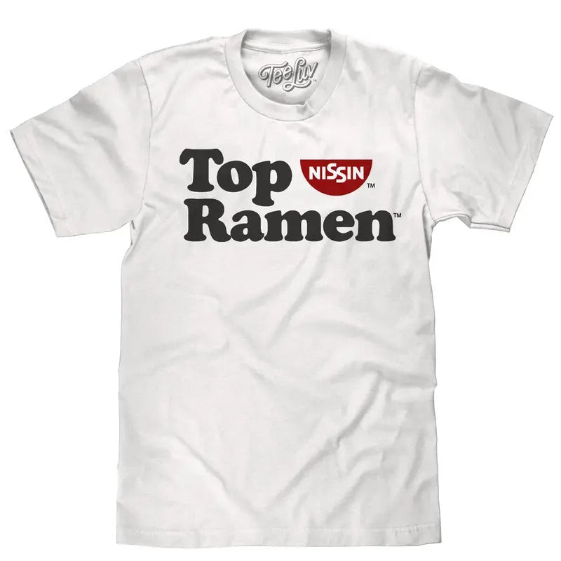 Top Ramen Logo T-Shirt - White Hoodie, Sweatshirt | UrbanDripWear.com