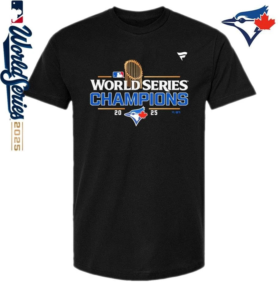Toronto Blue Jays 2025 MLB World Series Champions Locker Room T-Shirt