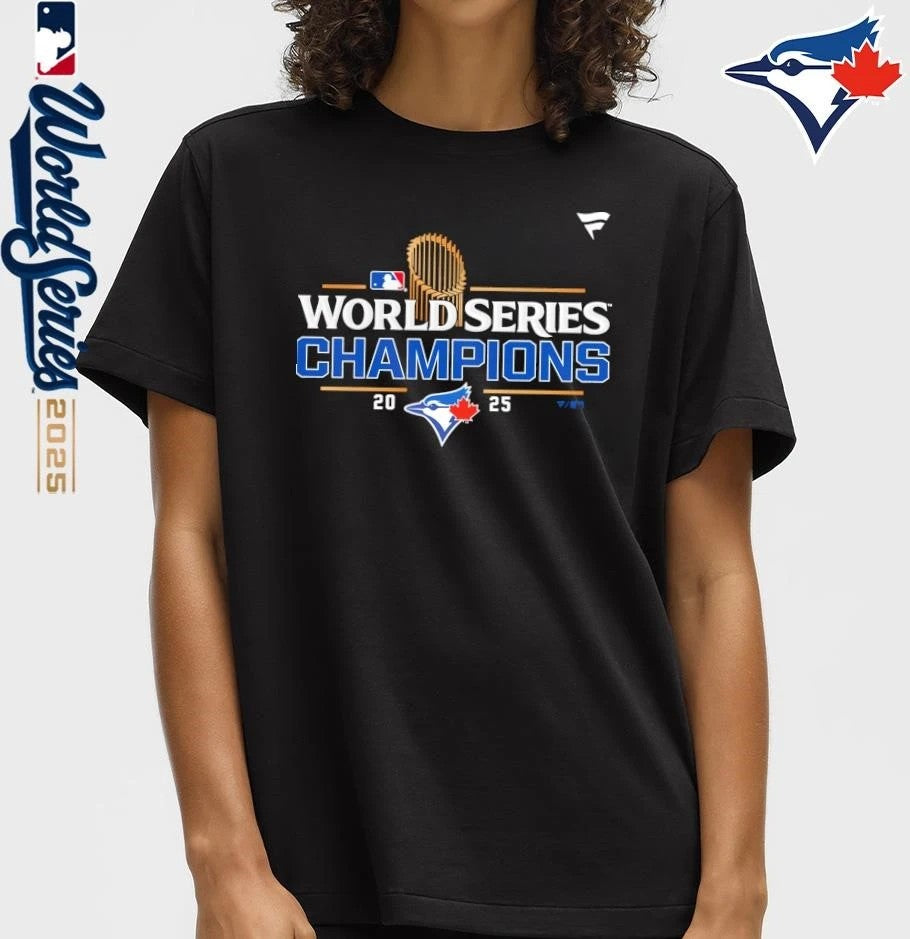 Toronto Blue Jays 2025 MLB World Series Champions Locker Room T-Shirt