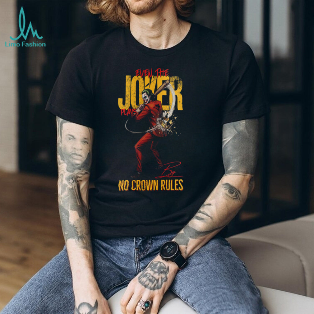 Toronto Blue Jays Joker Baseball Jersey (Yellow Variant), Joker No Crown Rules T Shirt