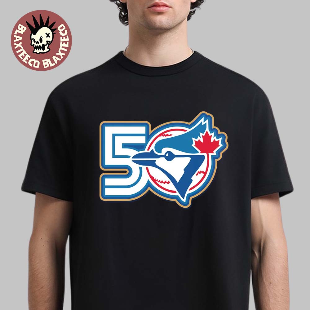 Toronto Blue Jays Team’s 50th Seasons Logo Premium T-Shirt