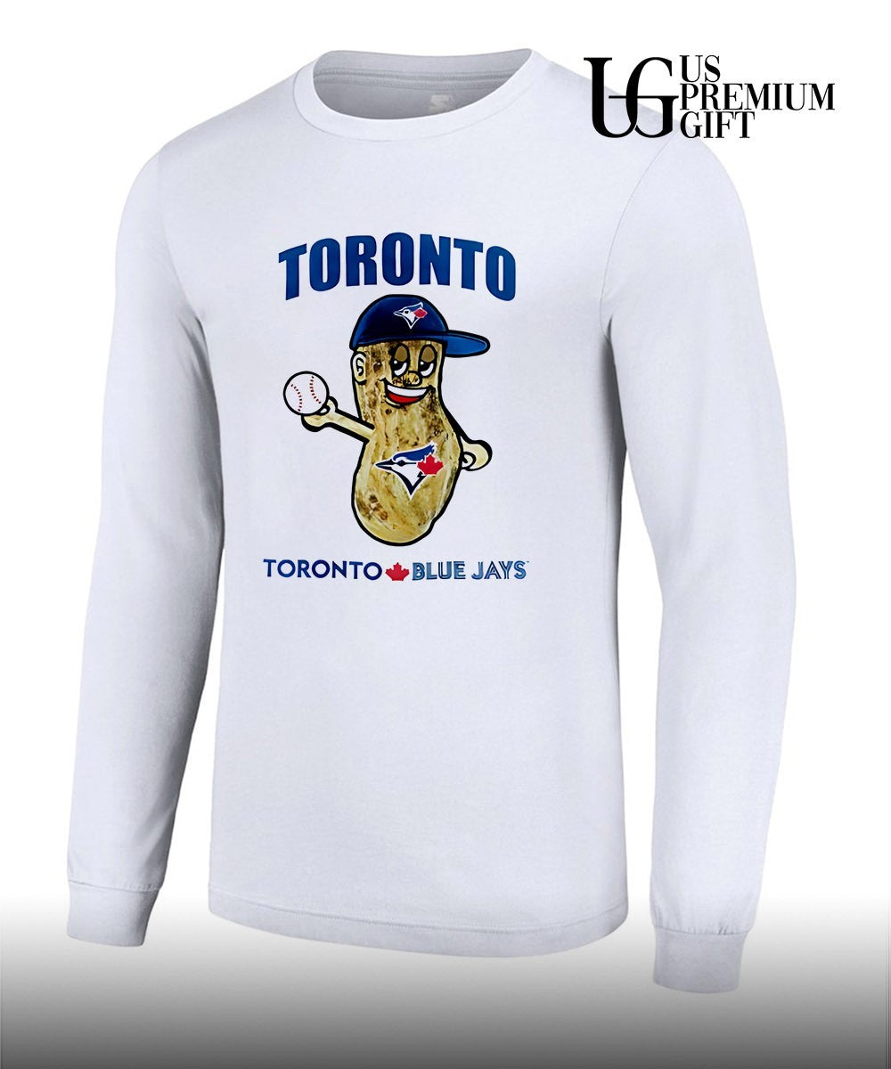 Toronto Blue Jays mascot Peanut Baseball logo graphic shirt