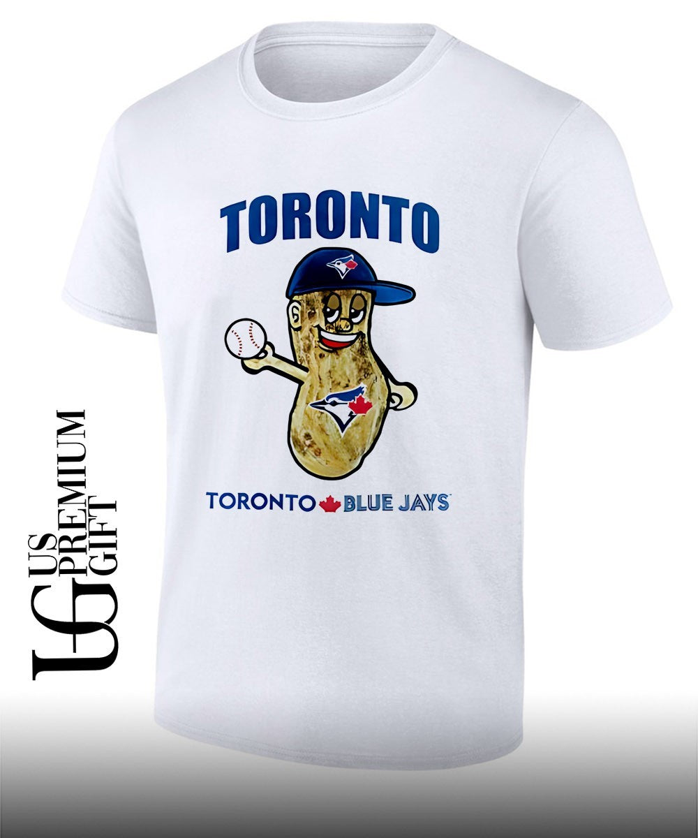 Toronto Blue Jays mascot Peanut Baseball logo graphic shirt