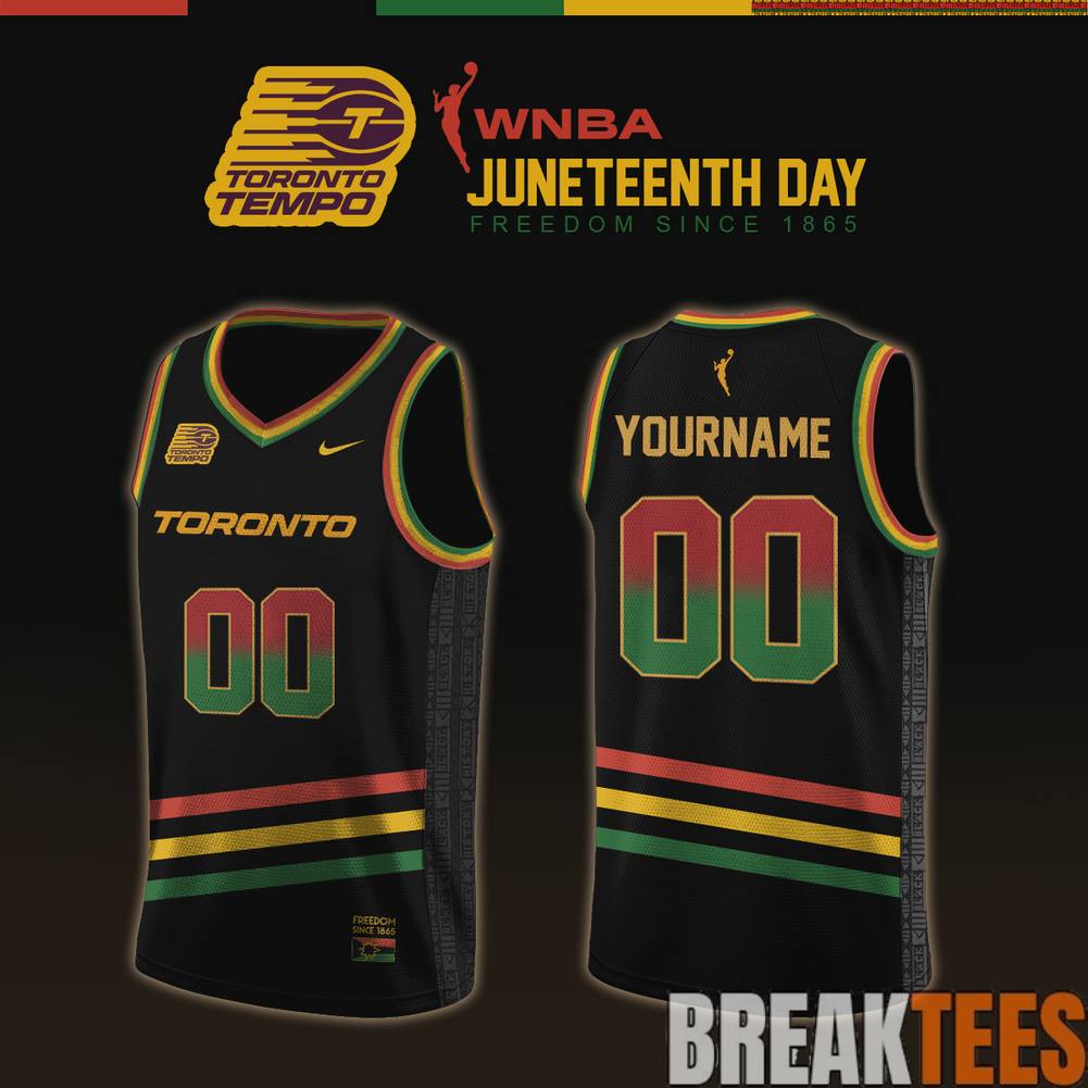 Toronto Tempo 2026 WNBA x Juneteenth Day Basketball Jersey