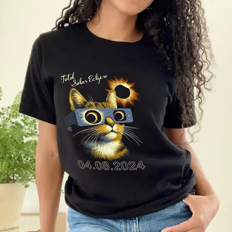 Total Solar Eclipse 2024 Shirt, Eclipse Event 2024 Shirt, Celestial Shirt, Double-Sided Shirt, April 8th 2024 Shirt...