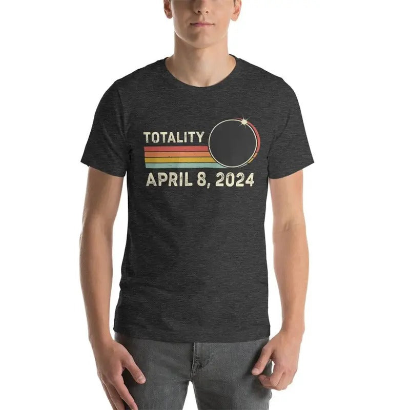 Total Solar Eclipse Shirt, American Totality, 2024 Solar Eclipse Gift, Retro Vintage Eclipse, Solar Eclipse Souvenir,...