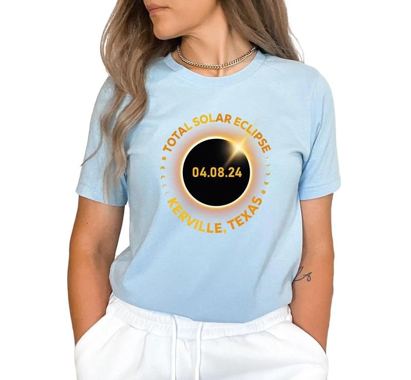 Total Solar Eclipse Shirt, Texas April 8th 2024 T Shirt, Texas Totality Eclipse April 2024 Shirt, Eclipse Souvenir Gift,...