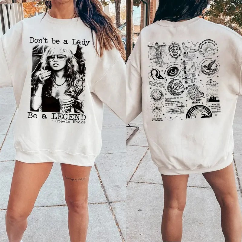 Tracklist Stevie Nicks 2 Sides Newest Shirt Sweatshirt Hoodie, Silver Springs Shirt, Gifts For Her | UrbanDripWear.com