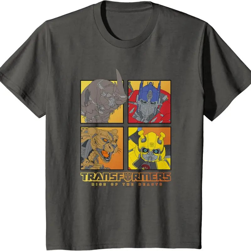 Transformers: Rise Of The Beasts Autobots Panels Group Shot T-Shirt Hoodie, Sweatshirt | UrbanDripWear.com