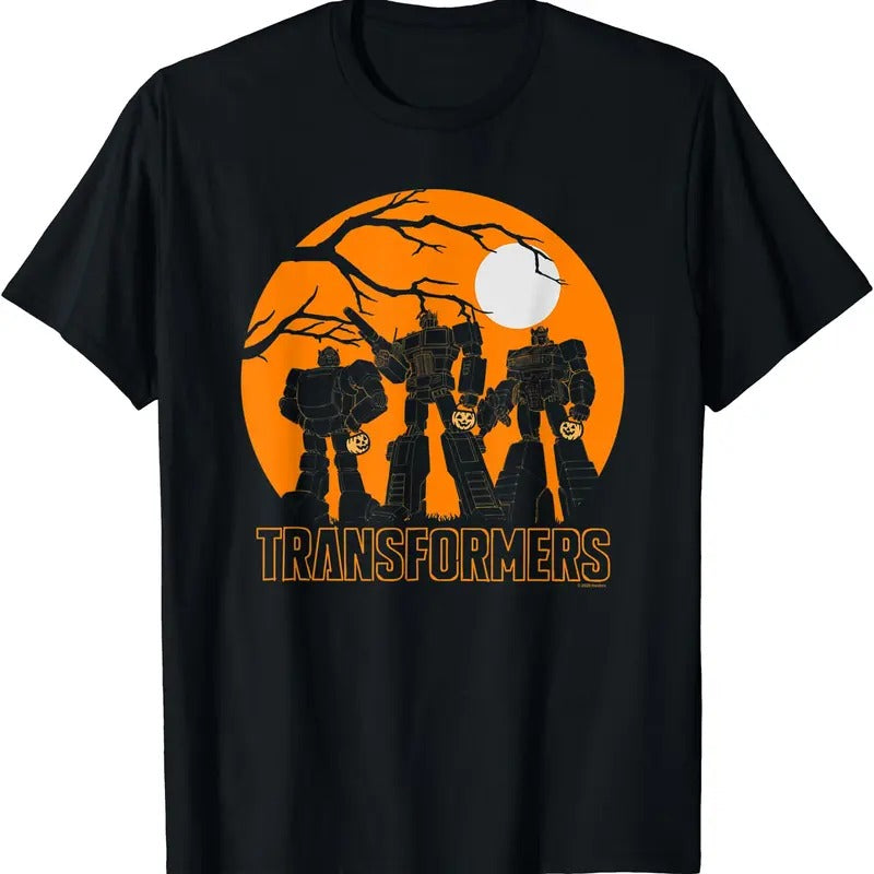 Transformers Halloween Optimus Haunt Silhouettes TShirt Hoodie, Sweatshirt | UrbanDripWear.com