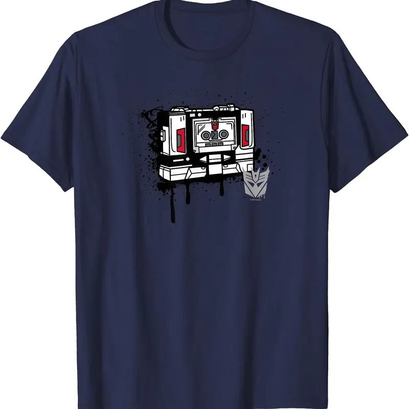 Transformers Soundwave Tape Cassette Player Form Graffiti TShirt Hoodie, Sweatshirt | UrbanDripWear.com