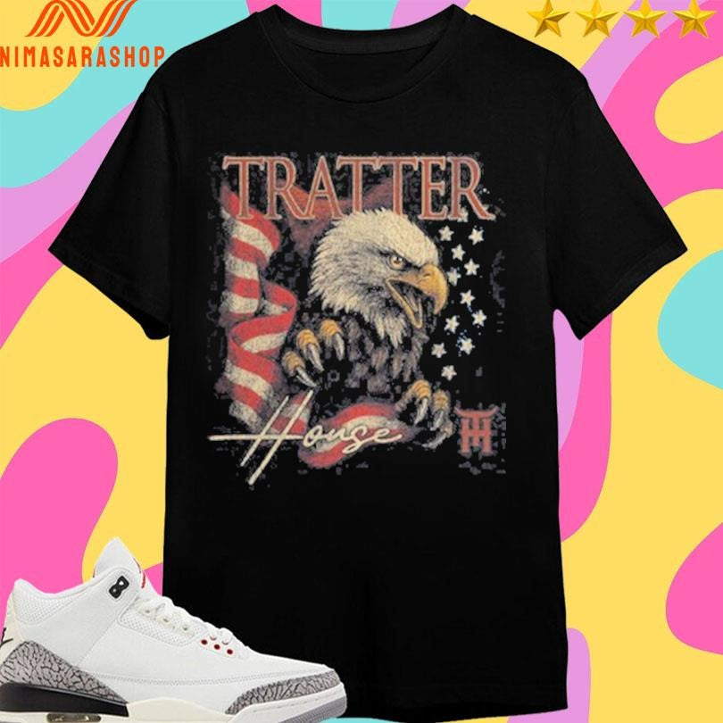 Tratter House Eagle America Flag Shirts