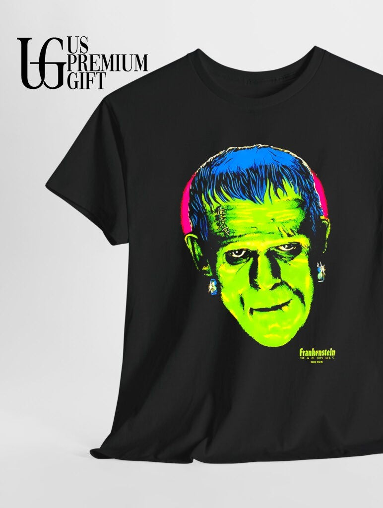 Travis Barker wearing Frankenstein shirt