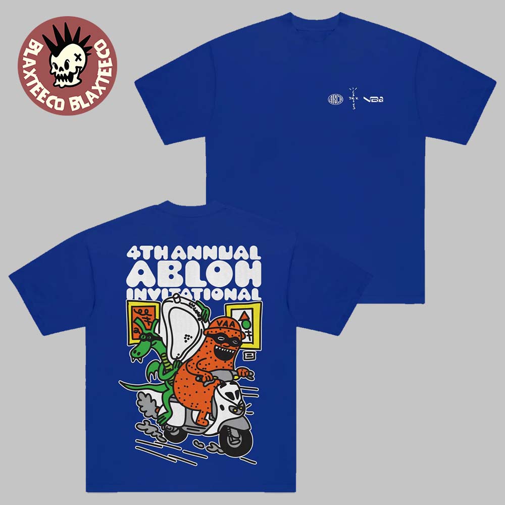 Travis Scott Cactus Jack X Virgil Abloh Arch Invitational T-Shirt