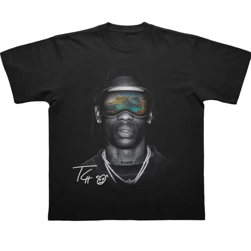 Travisss Scott T-Shirt, Travisss Scott album merch, Travisss Scott Utopia Shirt, Concert Fan Graphic Tee, Vingate Hip Hop...