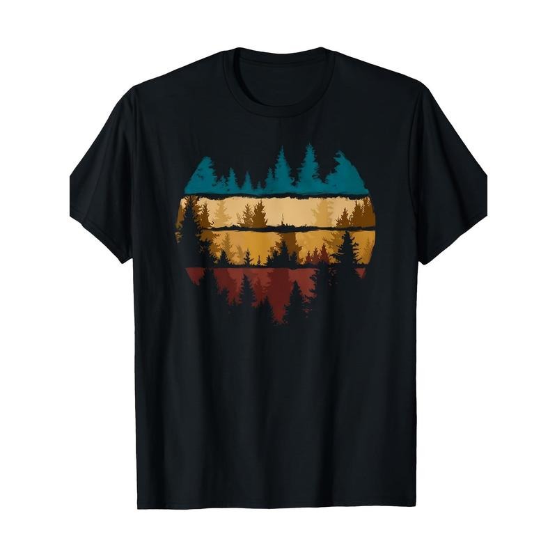 Trees Nature Mountain Adventure Outdoor Wildlife Forest T-shirt -100% cotton Made in USA Hoodie, Sweatshirt