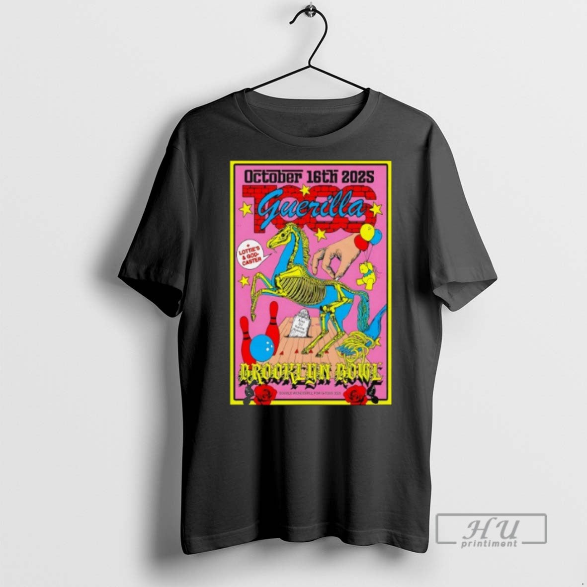 Trending Guerilla Toss Brooklyn Bowl New York October 16 2025 Event Graphic Tee Shirt