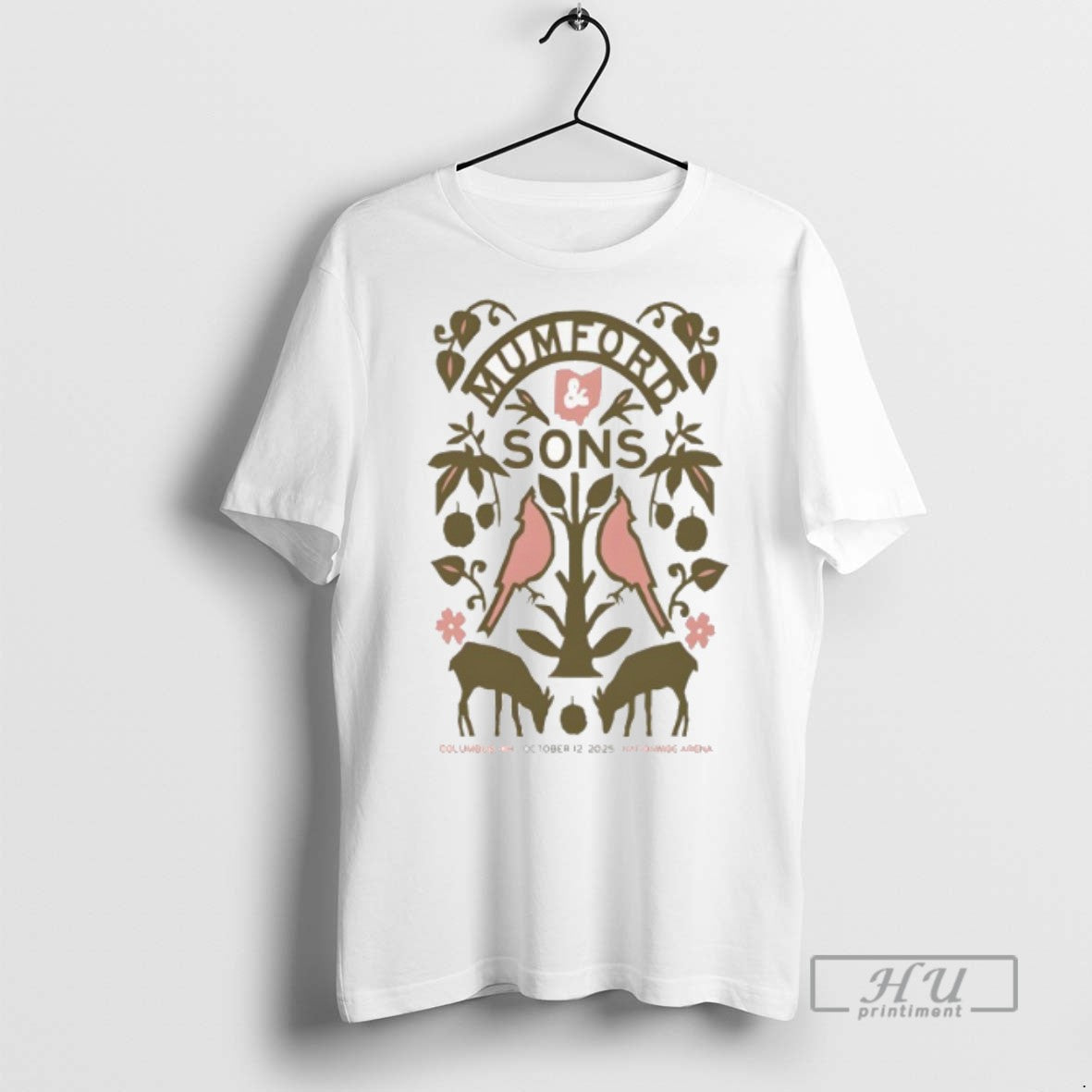 Trending Mumford And Sons Tour Nationwide Arena Columbus Oh October 12 2025 Graphic