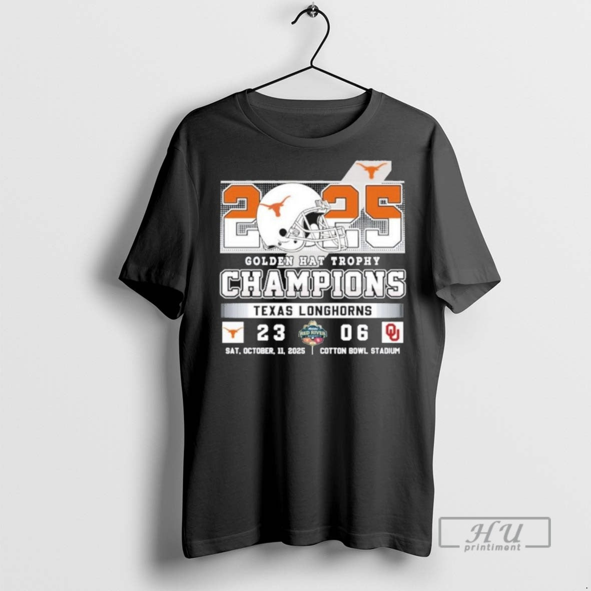 Trending Texas Longhorns 2025 Golden Hat Trophy Champions Score Graphic Tee Shirts Sweatshirt Hoodies