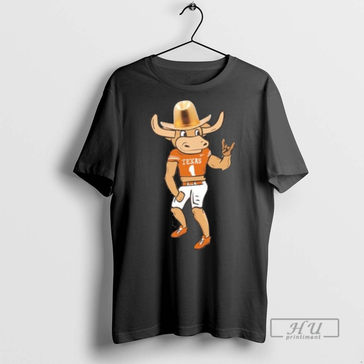 Trending Texas Longhorns Golden Hat Bevo Mascot Graphic Tee Shirts Sweatshirt Hoodies