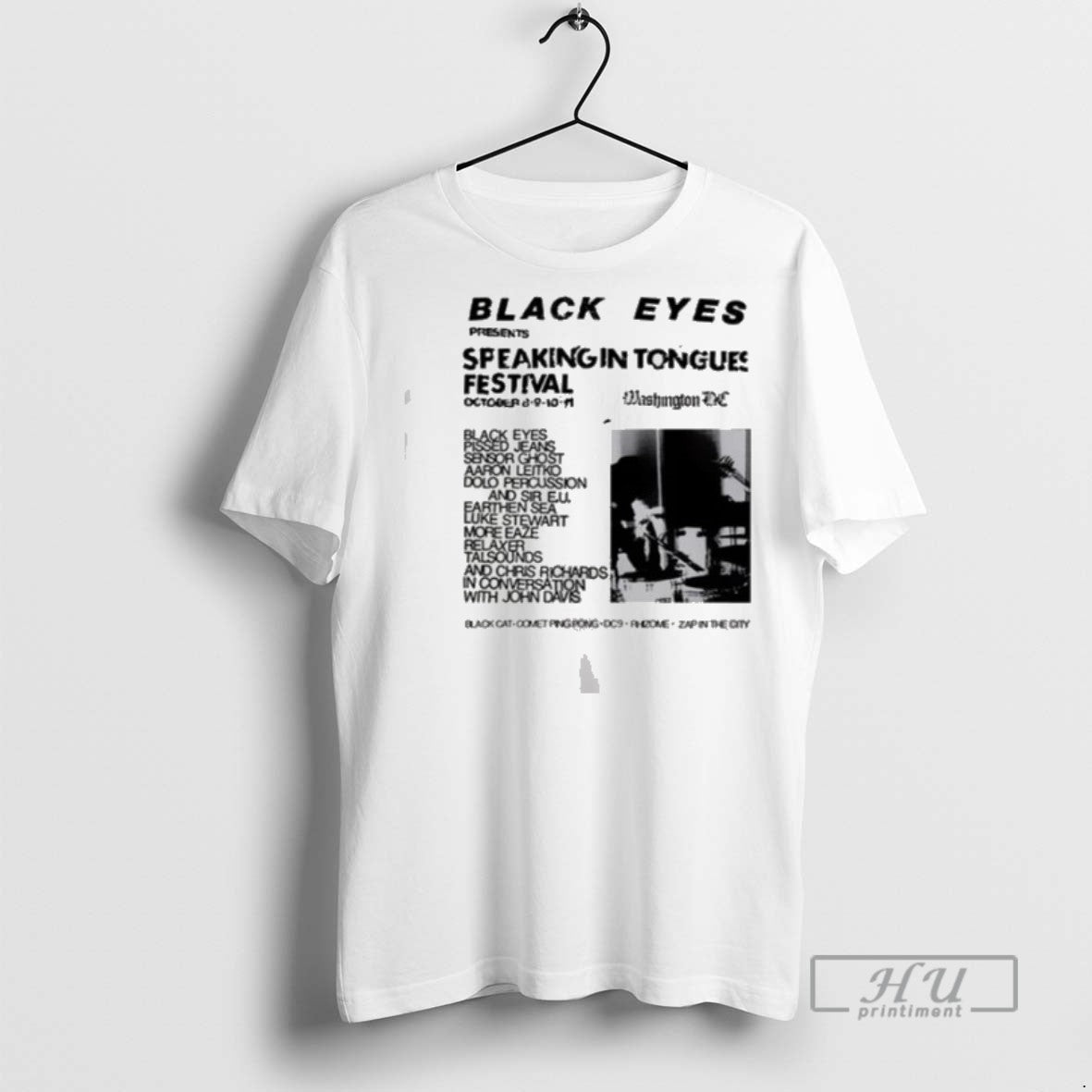 Trending Black Eyes Speaking In Tongues Festival Washington Dc October 8 11 2025 Graphic Tee