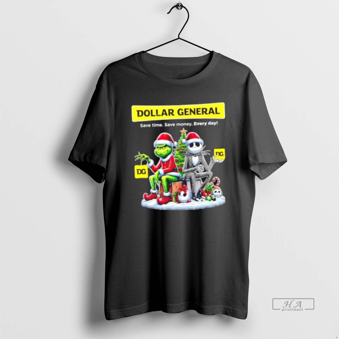 Trendy Dollar General X Grinch And Jack Skellington Unwilling Friends Merry Christmas