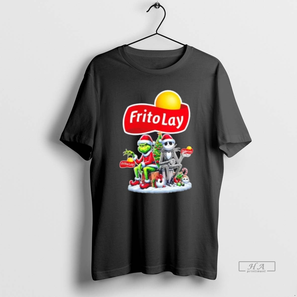 Trendy Frito Lay X Grinch And Jack Skellington Unwilling Friends Merry Christmas