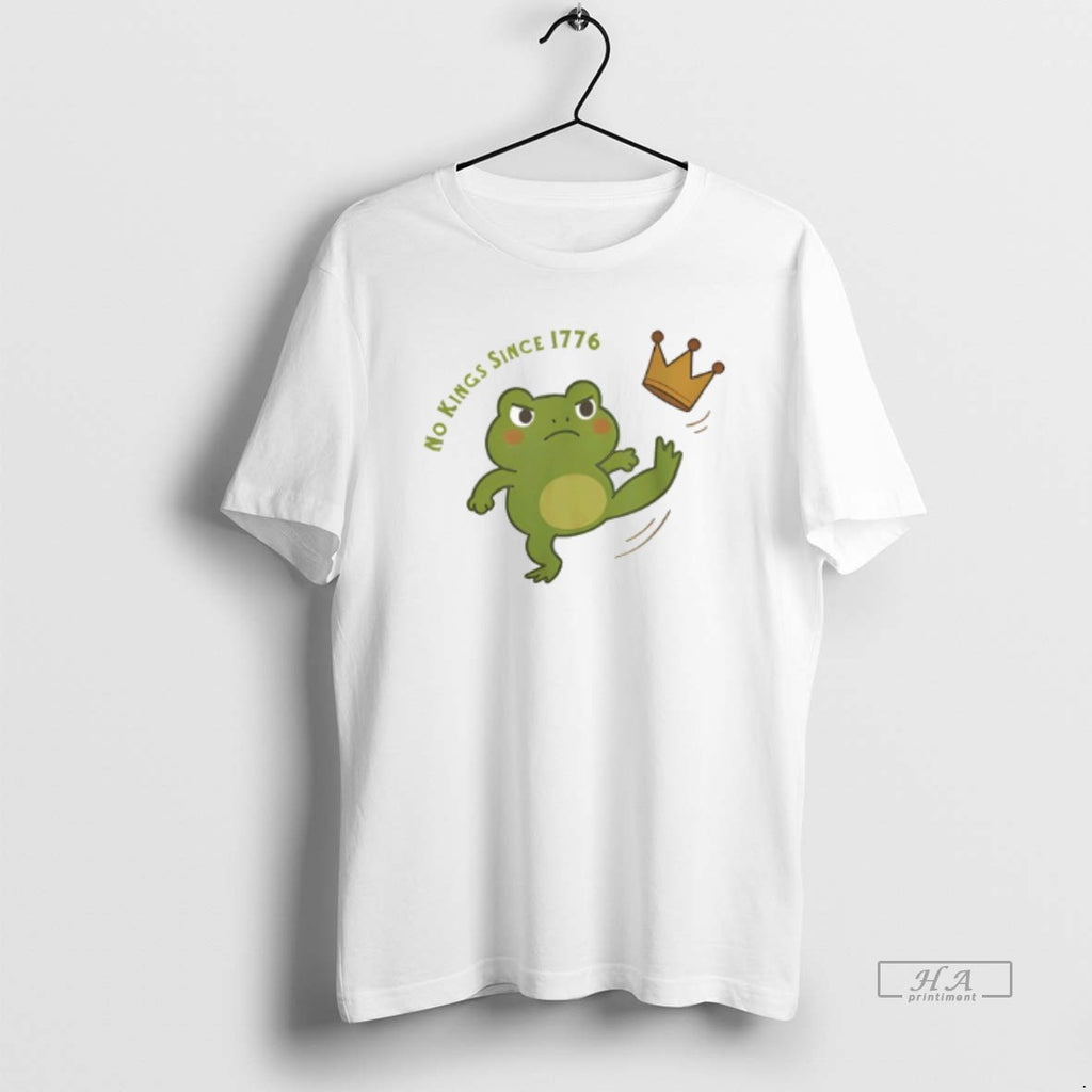 Trendy Frog Protest No Kings In America Since 1776