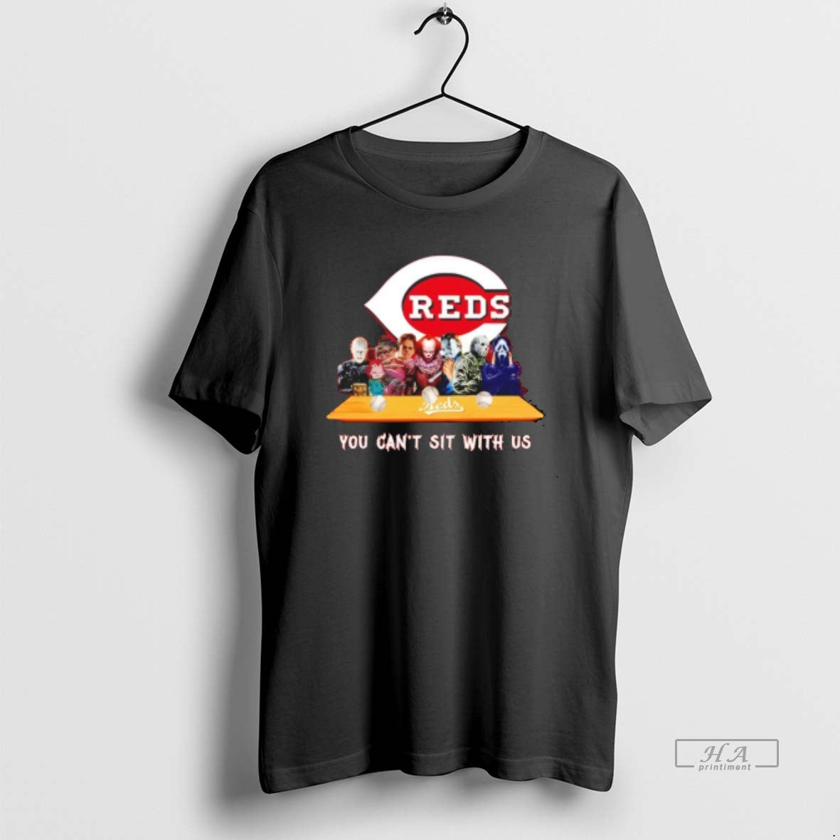 Trendy Horror Movie Characters You Cant Sit With Us Cincinnati Reds Halloween