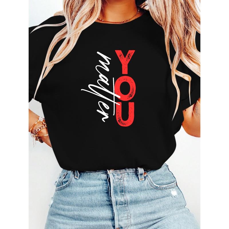 Trendy T - Shirt: 'You Matter' - Make a Bold Statement with a Stylish Design Hoodie, Sweatshirt | UrbanDripWear.com