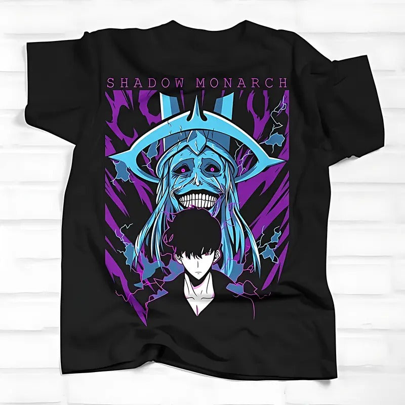 Trendy TShirt Monarch Of Shadows Solo Leveling T-Shirt Hoodie, Sweatshirt | UrbanDripWear.com