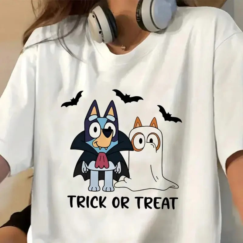Trick or Treat Shirt, Spooky Season Shirt, Fall Tshirt, Halloween Shirt Top Womenswear Hoodie, Sweatshirt | UrbanDripWear.com