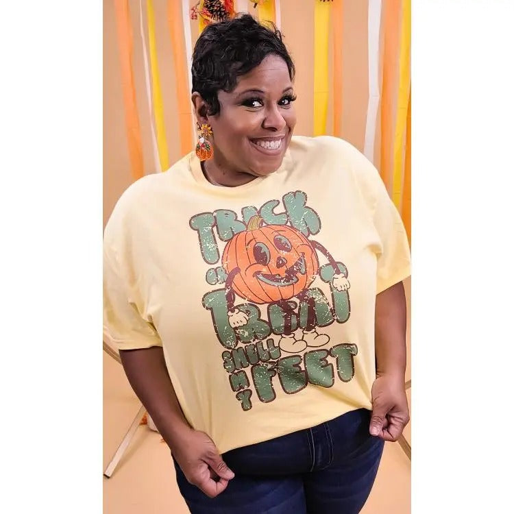 Trick or Treat Smell My Feet Graphic T-Shirt Hoodie, Sweatshirt | UrbanDripWear.com