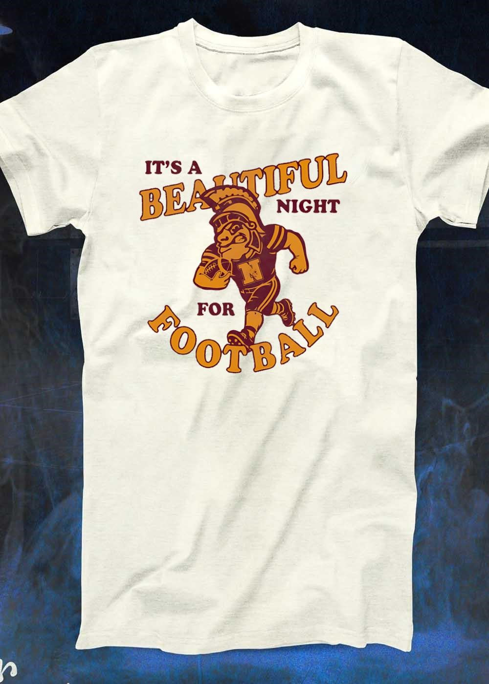 Trojan Football Player It’s a Beautiful Night for Football T-Shirt