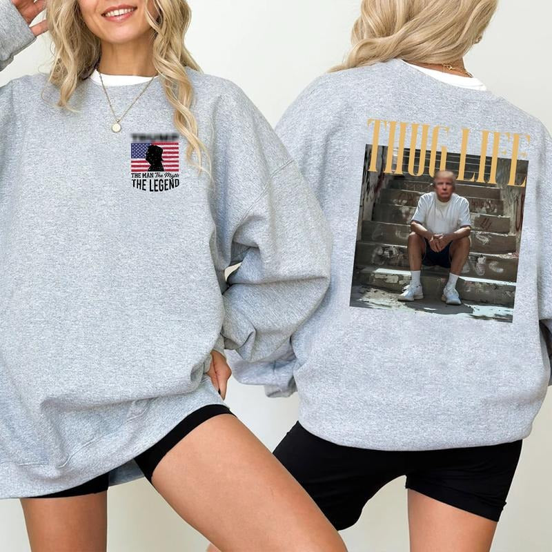TruUmMp Mugshot Thuglife Print Back shirt,Trending Tee, Country Music Concert Merch, Fathers day shirt Hoodie, Sweatshirt