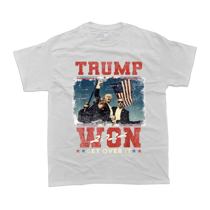 Trumm Won 2024 T-Shirt - Unisex Style Tee - 100% Cotton - Menswear, T-shirt Hoodie, Sweatshirt | UrbanDripWear.com