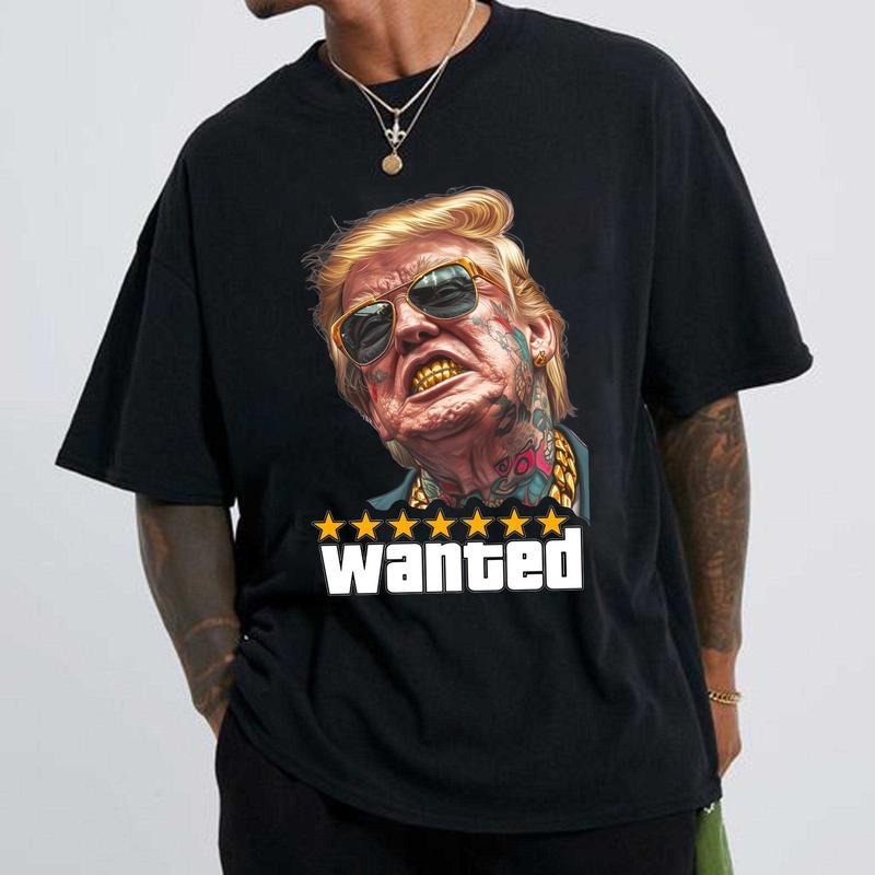 Trummpp Wanted Thug Life Shirt, Thug Life TruumPP Shirt, Maga shirt,Trending Tee, Country Music Concert Merch, Fathers...