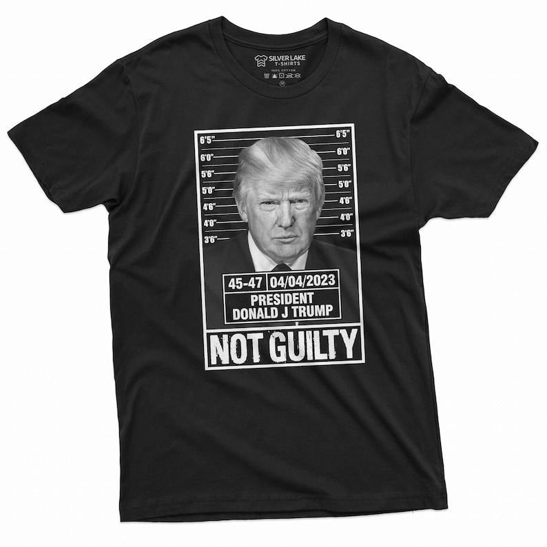 Trump  Photo T-shirt Not Guilty 45-47 President Tee shirt  sweater Hoodie, Sweatshirt | UrbanDripWear.com